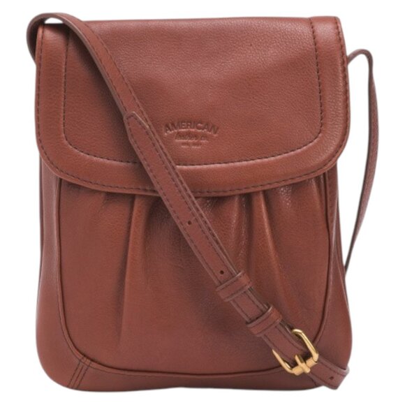American Leather Co. Handbags - AMERICAN LEATHER CO. Leather Birch Slim Crossbody